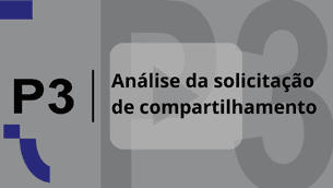 Análise da solicitação de compartilhamento